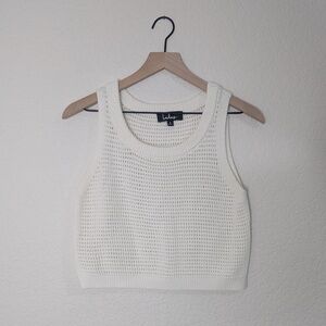 Lulus White Sweater Tank / S